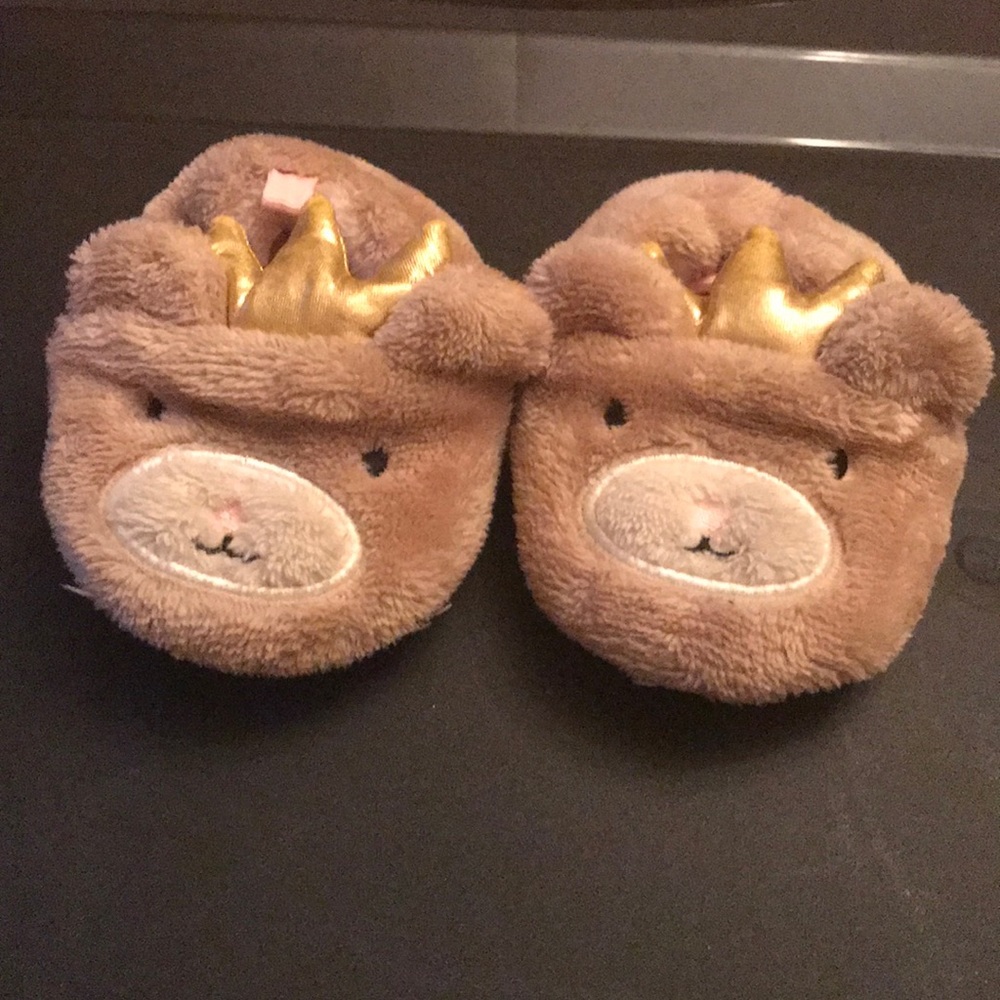 Teddy bear slippers